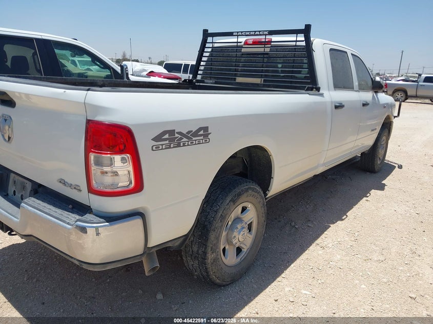 Vin: 3c6ur5hj0ng438285, lot: 45920642, ram 2500 tradesman  4x4 8' box 20224