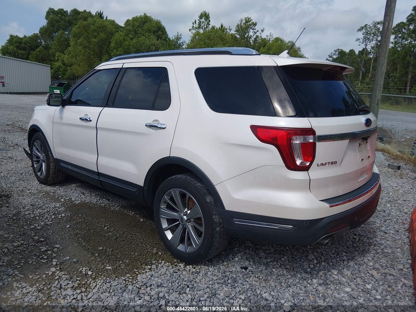 Vin: 1fm5k7f82jga59061, lot: 45920652, ford explorer limited 20183