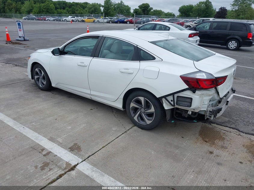 Vin: 19xze4f54ke005666, lot: 45920663, honda insight ex 20193