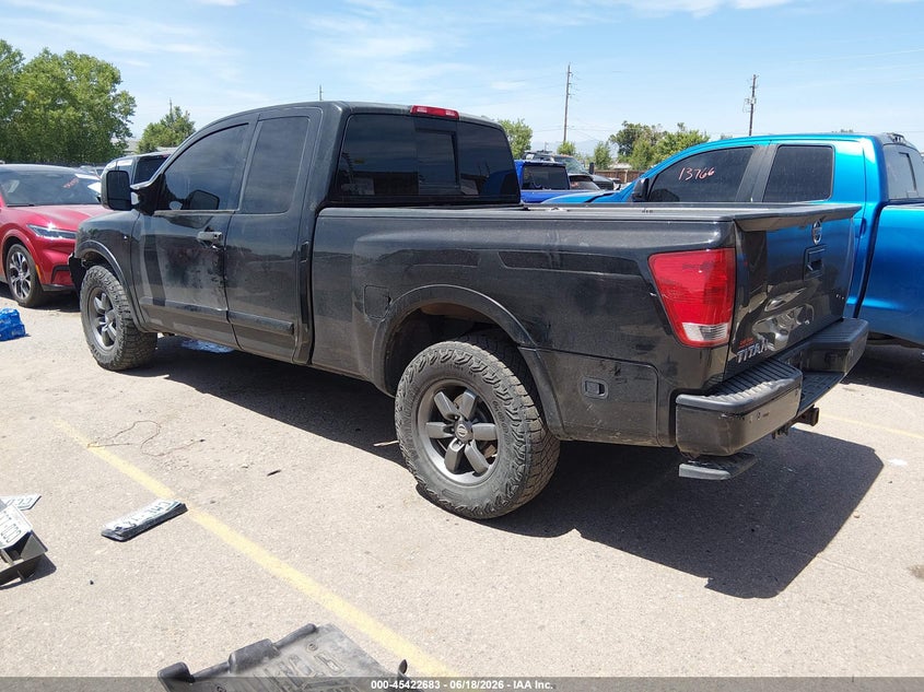 Vin: 1n6aa0cc1fn502466, lot: 45920734, nissan titan pro-4x/s/sv 20153