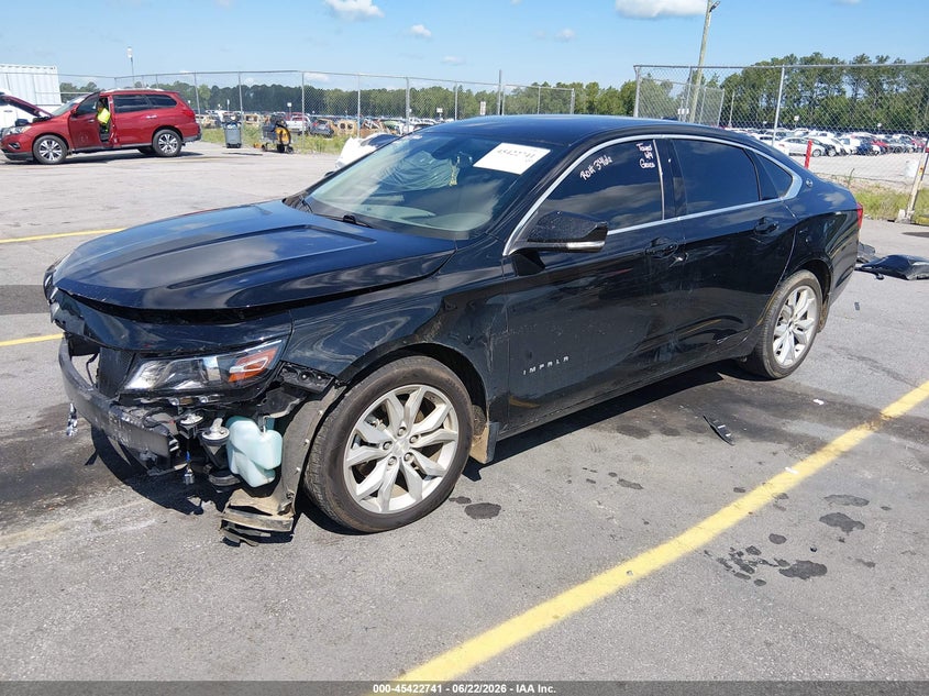 2018 CHEVROLET IMPALA SEDAN 2.5L I-4 DI, DOHC, VVT, 197HP