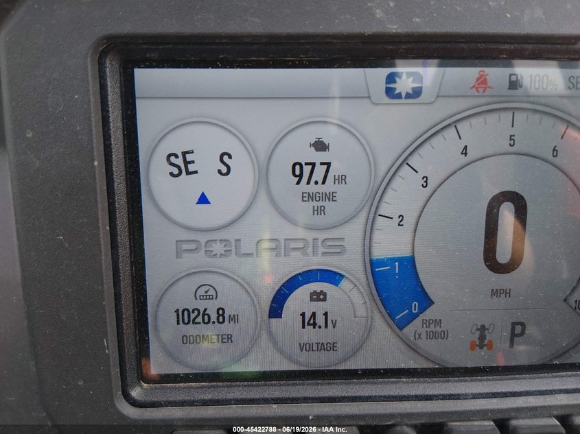 2024 Polaris Rzr Xp 1000 Ultimate VIN: 3NSNEF998RF041243 Lot: 45422788