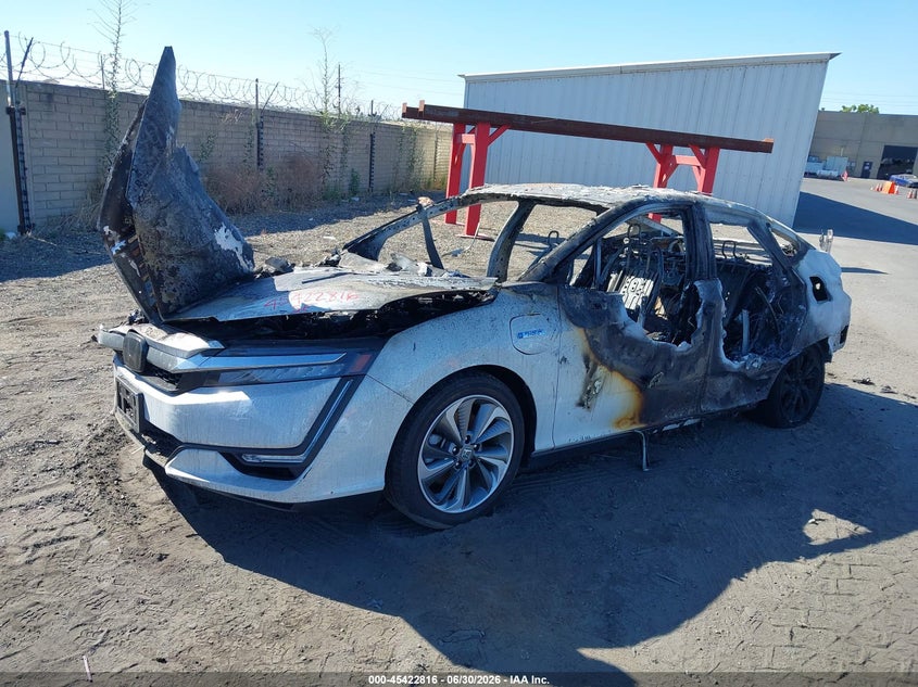 Vin: jhmzc5f32kc007237, lot: 45920867, honda clarity plug-in hybrid touring 20192