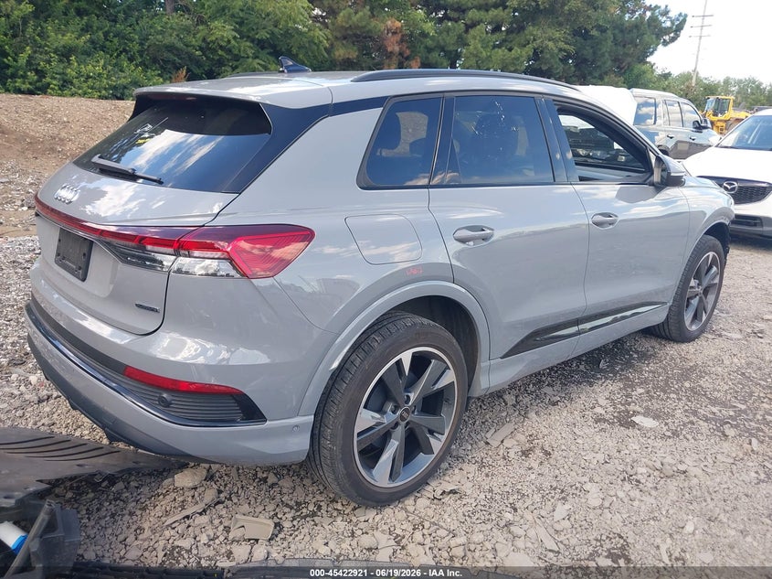 Vin: wa1m2bfz8rp000436, lot: 45920972, audi q4 e-tron prestige 50 quattro 20244