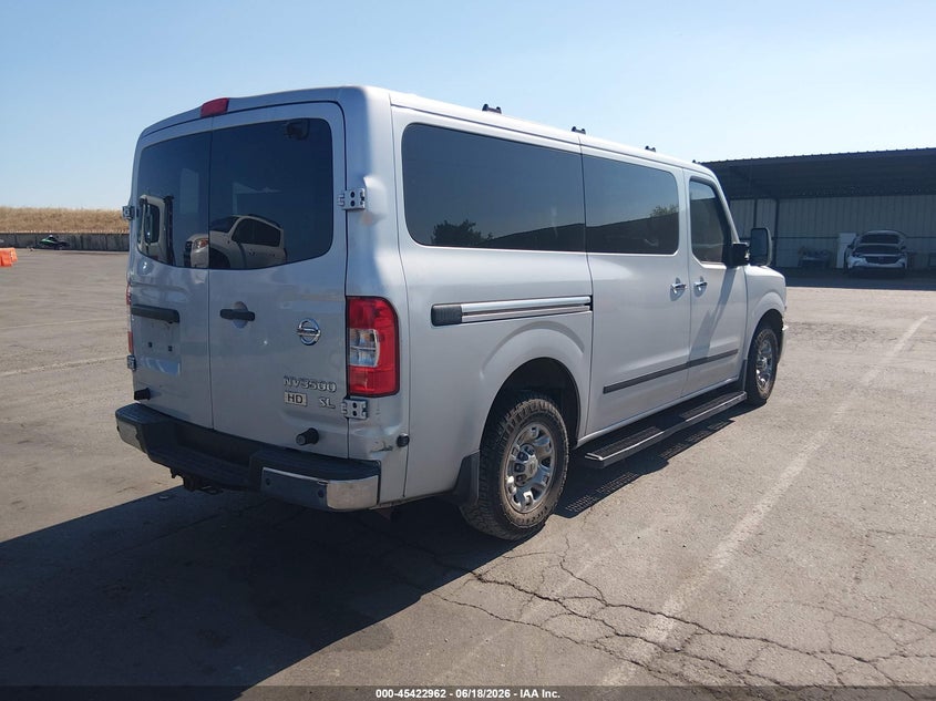 Vin: 5bzaf0aa3en162502, lot: 45921013, nissan nv passenger nv3500 hd sl v8 20144