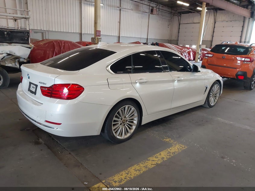 Vin: wba4a9c57ggl88482, lot: 45921014, bmw 428i gran coupe 20164