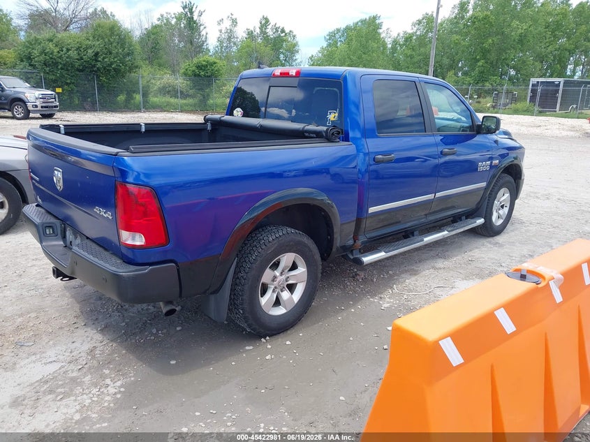 Vin: 1c6rr7lt9es218999, lot: 45921032, ram 1500 outdoorsman 20144