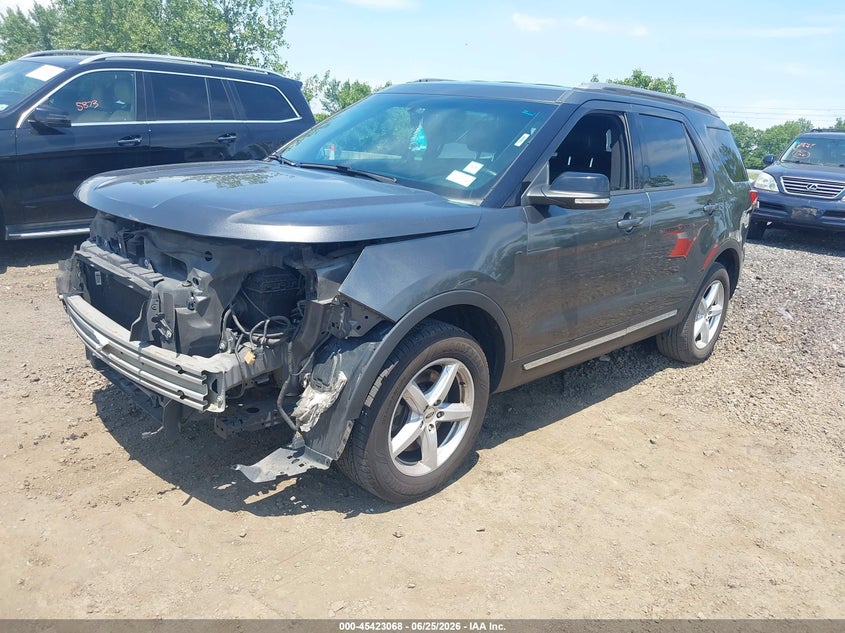 Vin: 1fm5k8d84gga49617, lot: 45921119, ford explorer xlt 20162