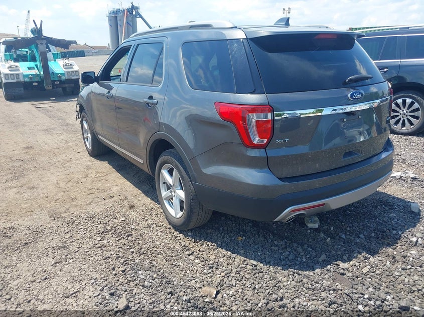 Vin: 1fm5k8d84gga49617, lot: 45921119, ford explorer xlt 20163