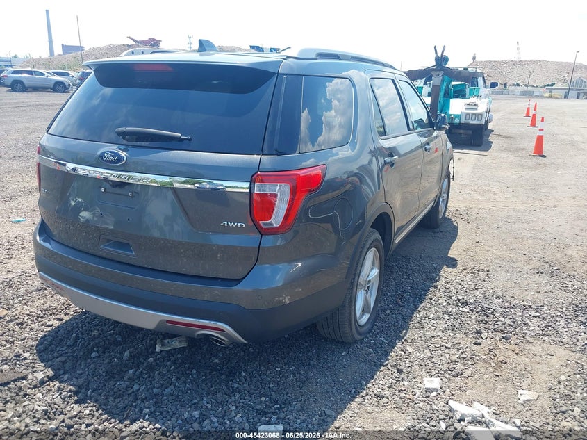 Vin: 1fm5k8d84gga49617, lot: 45921119, ford explorer xlt 20164