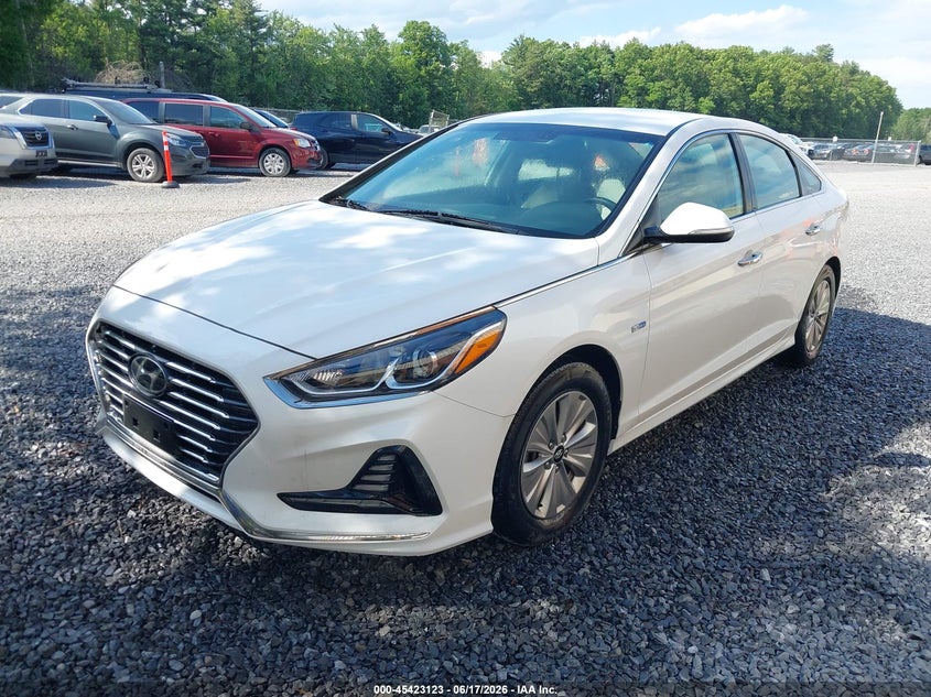 KMHE24L39JA083741 2018 HYUNDAI SONATA HYBRID SE photo 1