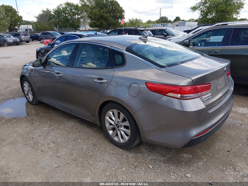 Vin: 5xxgu4l38gg048581, lot: 45921183, kia optima ex 20163