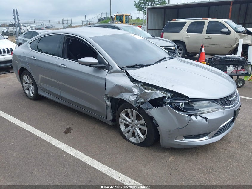 Vin: 1c3cccab2fn654066, lot: 45921189, chrysler 200 limited 20151