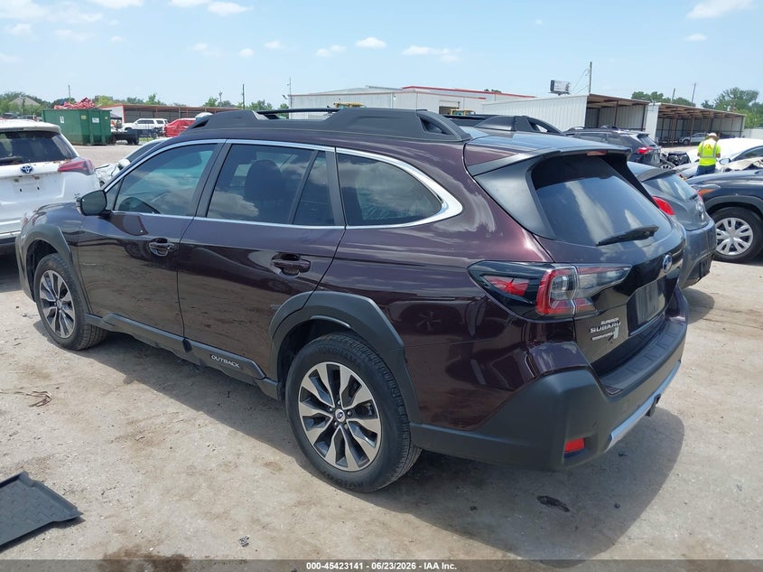 Vin: 4s4btgnd8r3173342, lot: 45921192, subaru outback limited xt 20243
