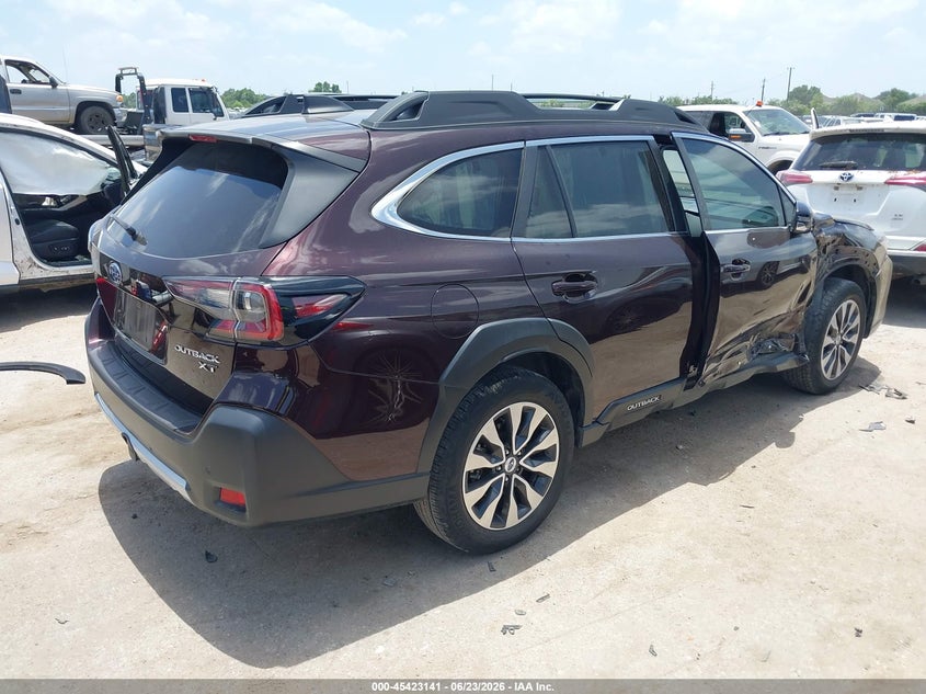 Vin: 4s4btgnd8r3173342, lot: 45921192, subaru outback limited xt 20244