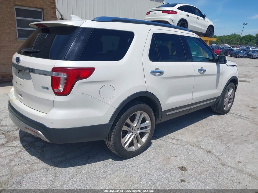 Vin: 1fm5k8f81ggb84681, lot: 45921224, ford explorer limited 20164