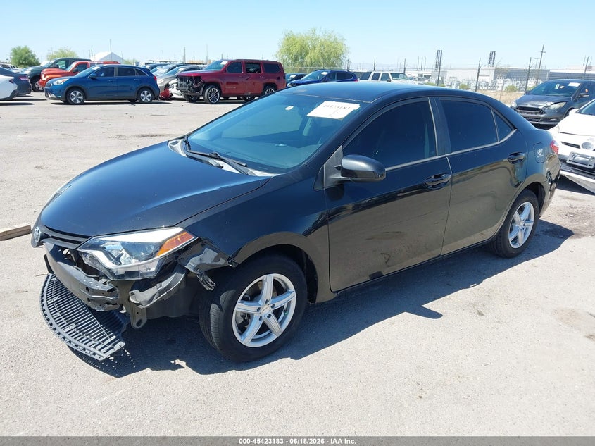 2015 TOYOTA COROLLA SEDAN 1.8L I-4 DOHC, VVT, 132HP
