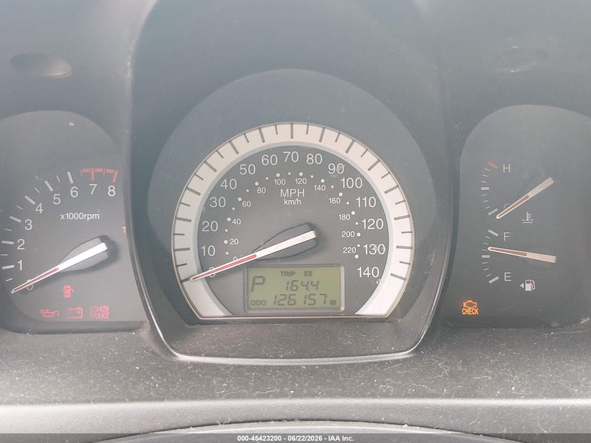 2007 Kia Spectra Ex VIN: KNAFE121775469149 Lot: 45423200