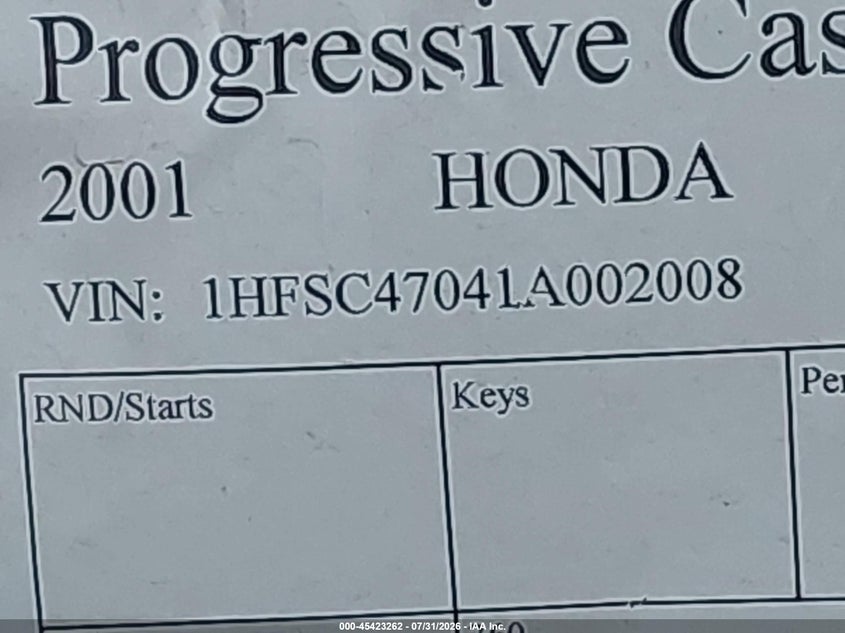 HONDA GL1800 2001