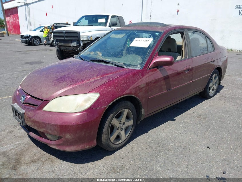 2004 Honda Civic Ex 2HGES25814H630493 photo 1