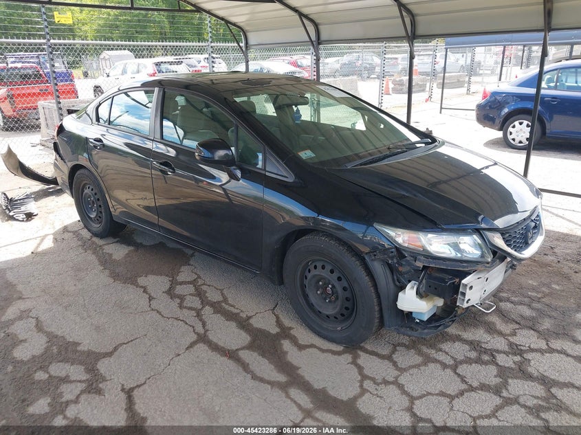 2013 Honda Civic Ex, Перёд, IAAI, VIN 2HGFB2F82DH533189