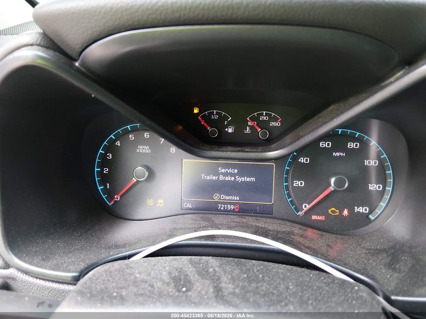 2019 Chevrolet Colorado Zr2 VIN: 1GCGTEEN6K1136654 Lot: 45423365