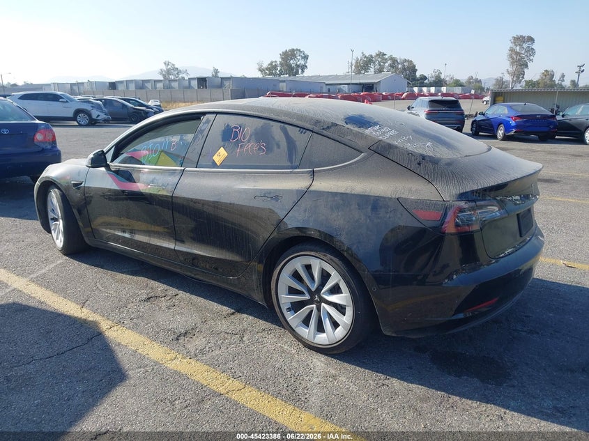 Vin: 5yj3e1ea9mf861402, lot: 45921437, tesla model 3 standard range plus rear-wheel drive 20213