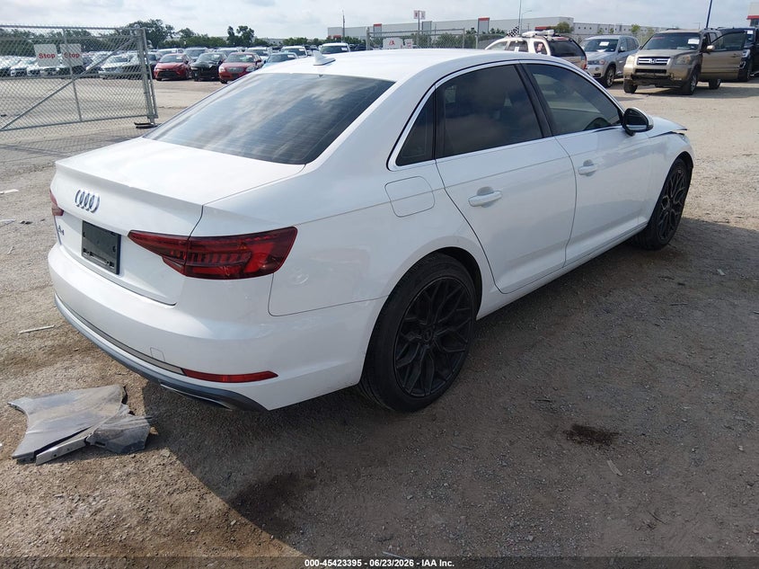 Vin: waugmaf41kn004211, lot: 45921446, audi a4 40 premium 20194