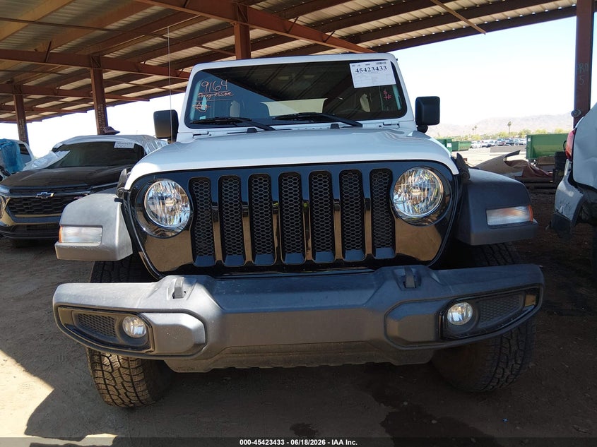2021 Jeep Wrangler Unlimited Willys Sport 4X4 VIN: 1C4HJXDN7MW817340 Lot: 45423433