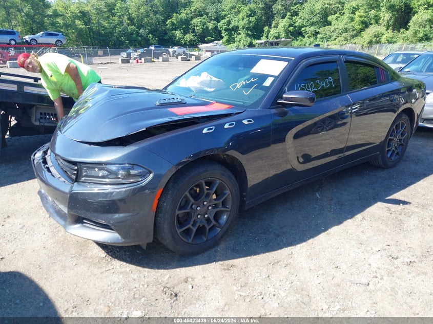 2017 Dodge Charger, Right Front, IAAI, VIN 2C3CDXJG5HH526187 — photo 2