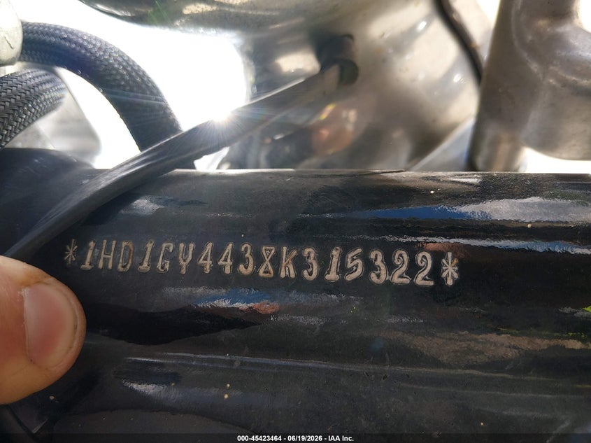 2008 Harley-Davidson Fxdf VIN: 1HD1GY4438K315322 Lot: 45423464