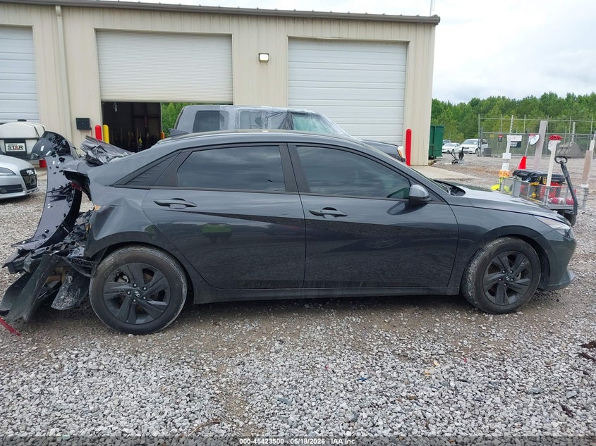 VIN 5NPLM4AG3NH070834 2022 HYUNDAI ELANTRA SEL