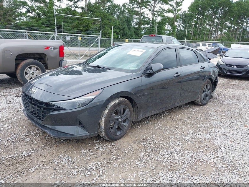 VIN 5NPLM4AG3NH070834 2022 HYUNDAI ELANTRA SEL