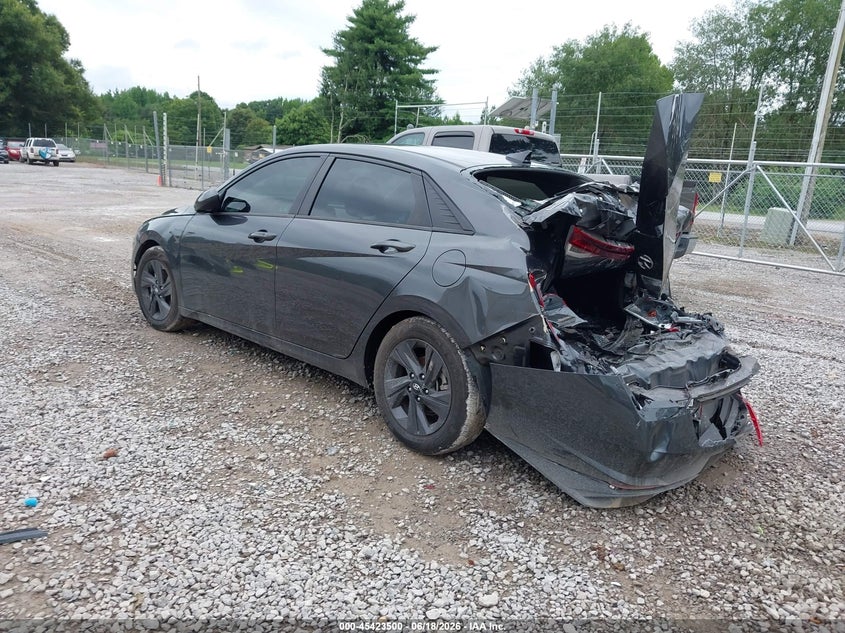 VIN 5NPLM4AG3NH070834 2022 HYUNDAI ELANTRA SEL