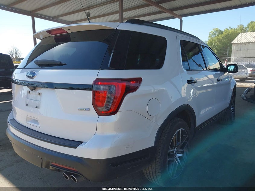 Vin: 1fm5k8gt9jgb57139, lot: 45921719, ford explorer sport 20184