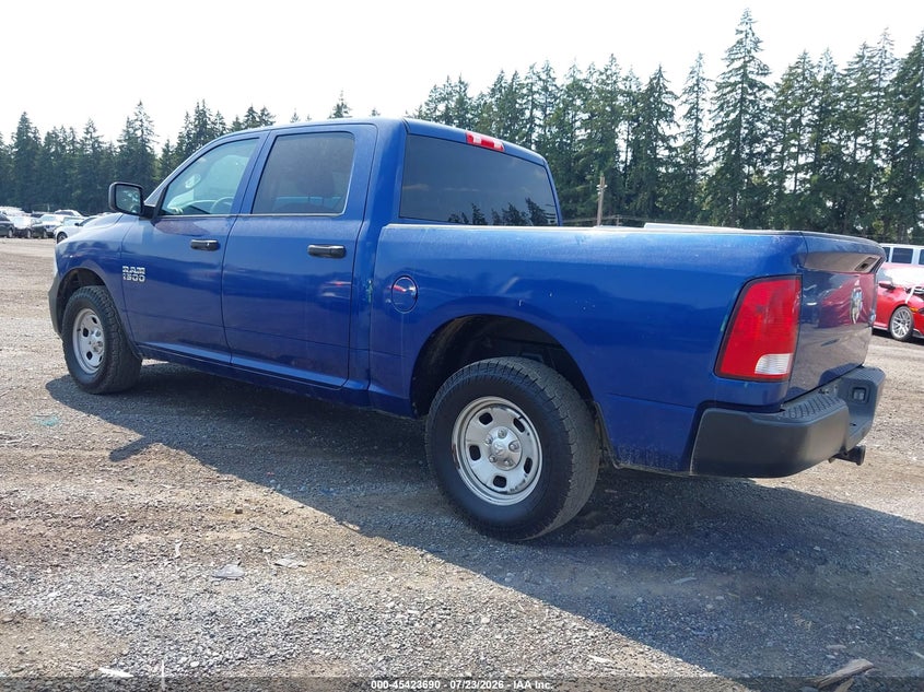 Vin: 1c6rr7kg3gs396172, lot: 45921741, ram 1500 tradesman 20163