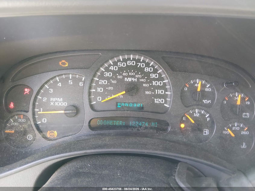 2005 Chevrolet Avalanche 2500 Lt VIN: 3GNGK22G85G273132 Lot: 45423756