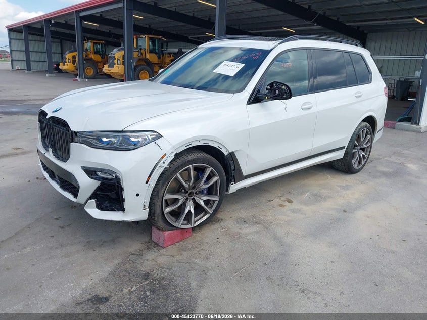 Vin: 5uxcx6c02l9c38182, lot: 45921821, bmw x7 m50i 20202