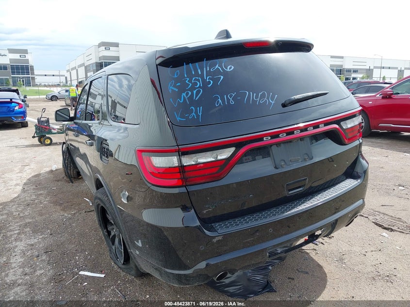 Vin: 1c4rdhag1lc252378, lot: 45921922, dodge durango sxt plus rwd 20203