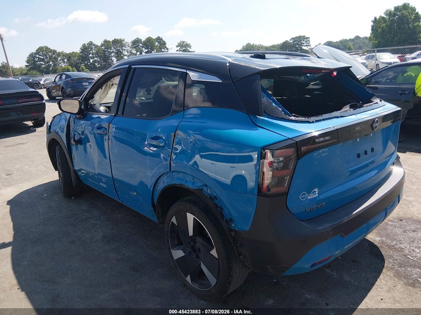 Vin: 3n8ap6da3sl363991, lot: 45921934, nissan kicks sr fwd 20253