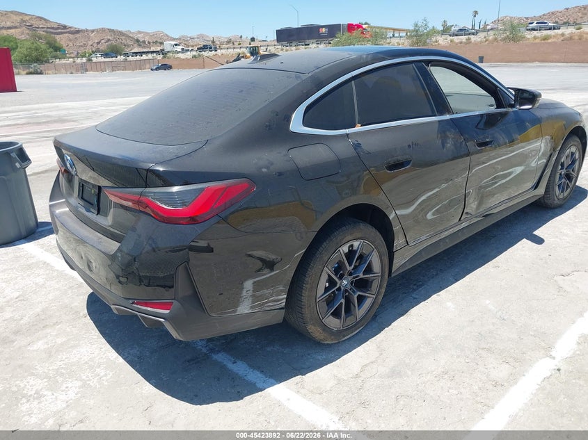 Vin: wby43aw05rfs79895, lot: 45921943, bmw i4 gran coupe edrive35 20244