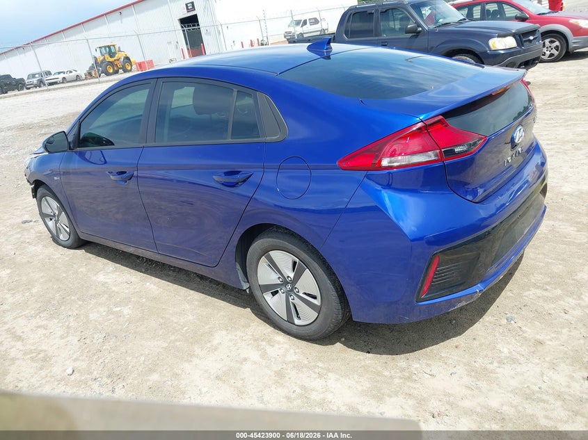 VIN KMHC65LC0KU125473 2019 HYUNDAI IONIQ HYBRID BLUE