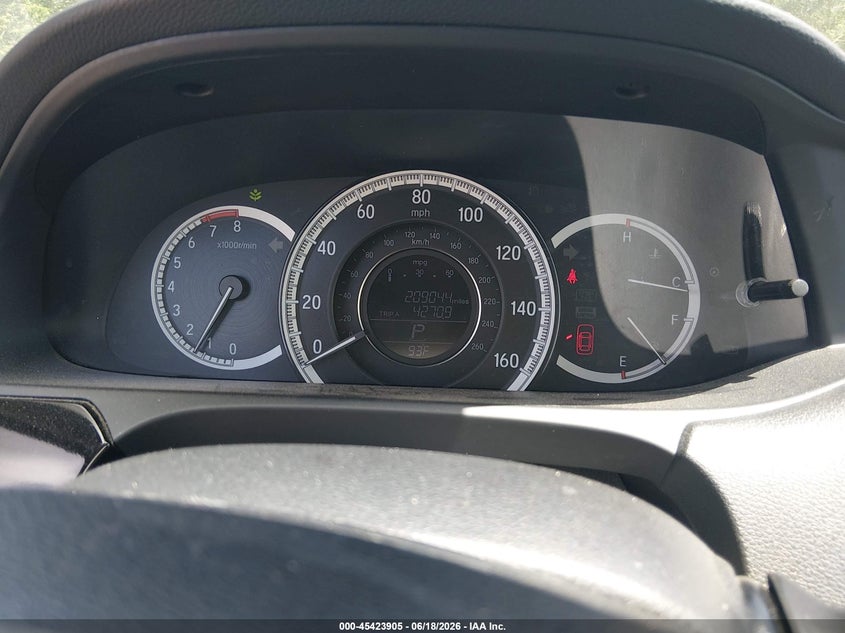 2016 HONDA ACCORD auction photo 7