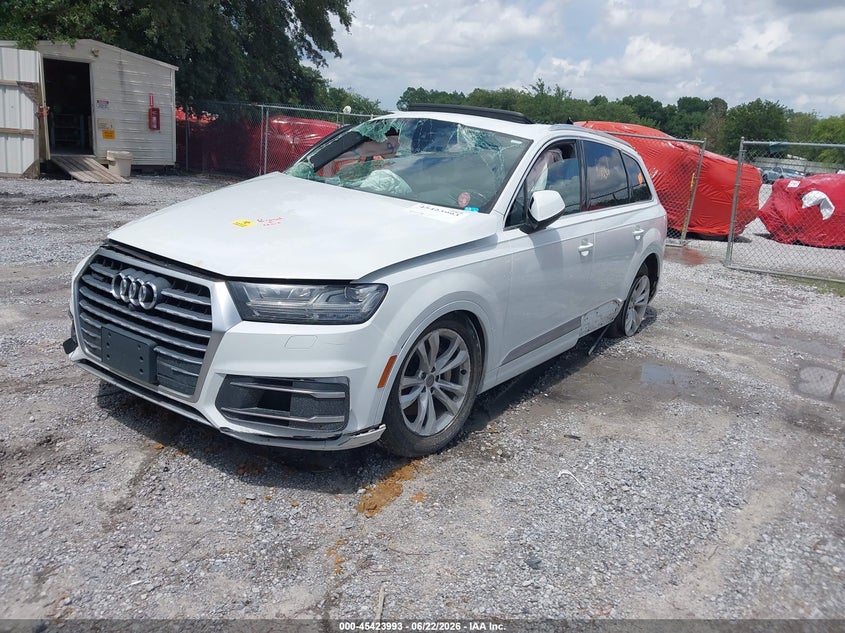 Vin: wa1laaf78hd027420, lot: 45922048, audi q7 3.0t premium 20172