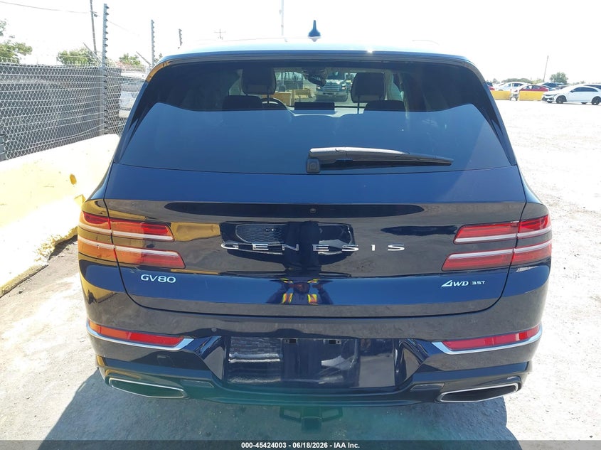 2024 Genesis Gv80 3.5T 7P (A8) VIN: KMUHCESC4RU185588 Lot: 45424003