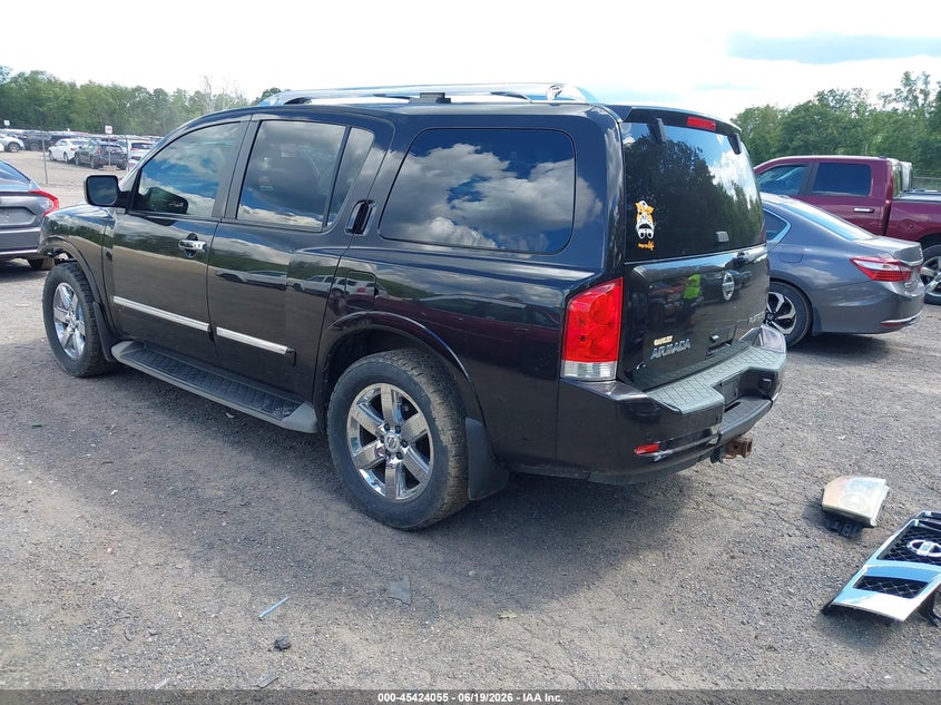 Vin: 5n1aa0ne8cn606963, lot: 45922110, nissan armada platinum 20123
