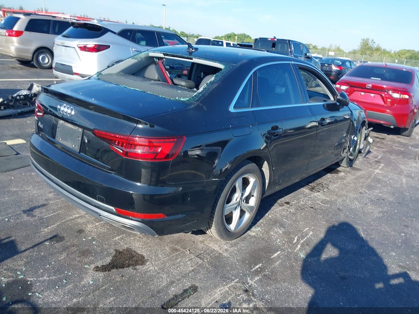 Vin: waugmaf41kn004256, lot: 45922180, audi a4 40 premium 20194
