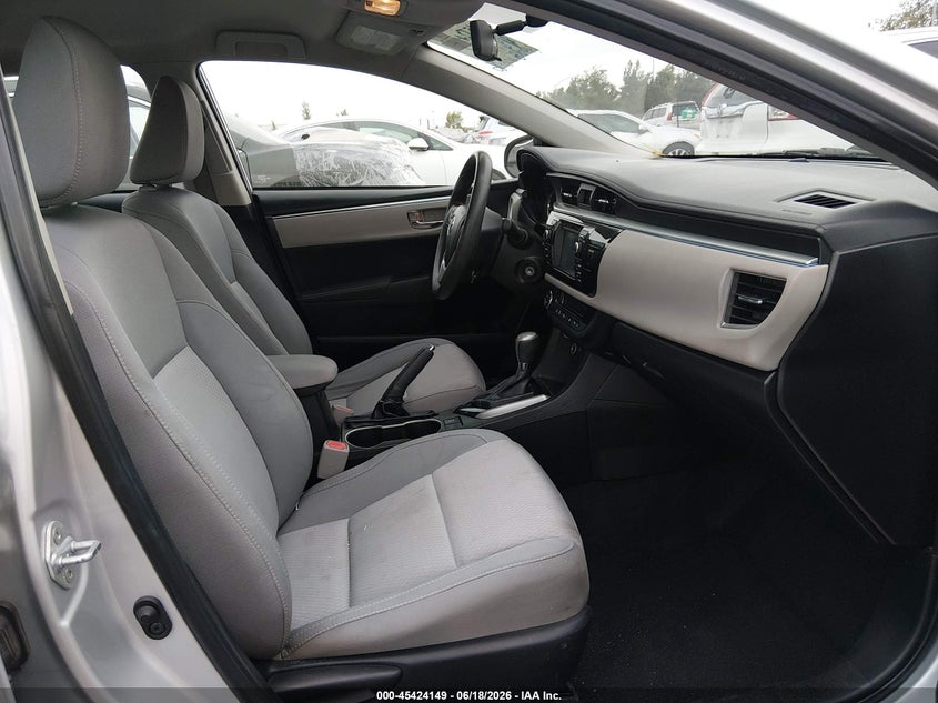2015 TOYOTA COROLLA SEDAN 1.8L I-4 DOHC, VVT, 132HP