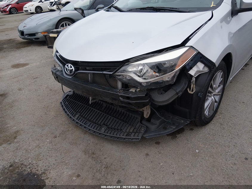 2015 TOYOTA COROLLA SEDAN 1.8L I-4 DOHC, VVT, 132HP