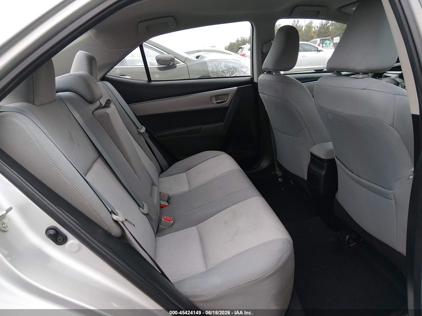 2015 TOYOTA COROLLA SEDAN 1.8L I-4 DOHC, VVT, 132HP